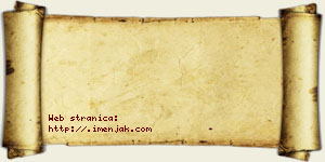 Zora Aćimović vizit kartica